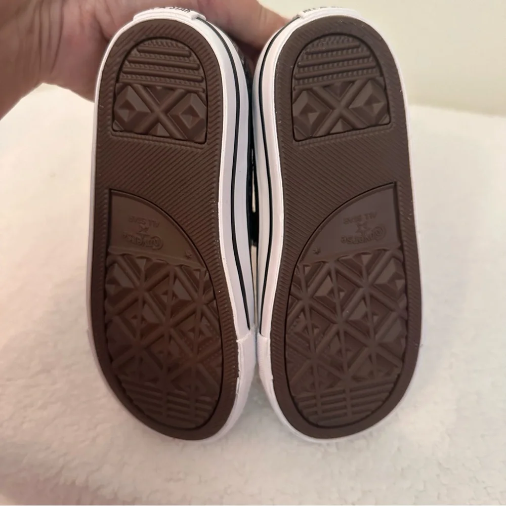 Converse Kids' Glitter Black Sneakers